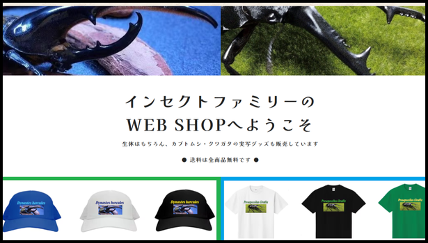 インセクトファミリーWEB SHOP